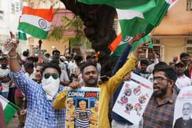 Supporters of the Cockroach Janta Party