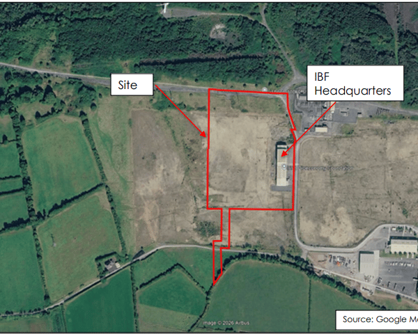 The site at the former Lisheen mine