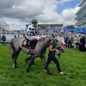 Naana's Shadow after winning at Epsom