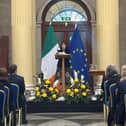 The International Criminal Court President Tomoko Akane was in Dublin to open the new legal year with Chief Justice Donal O'Donnell.