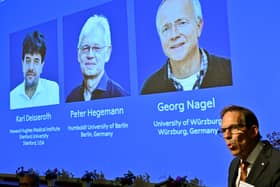 Nobel laureates on a big screen