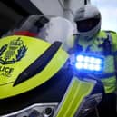 Police Scotland officer and bike