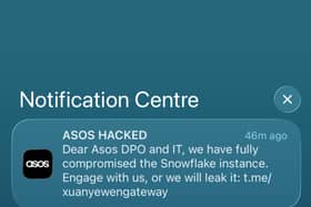 Asos hack claim