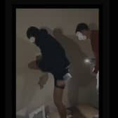 Screenshot from a video of the incident