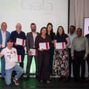 Representatives from winning stores across Mayo at  the Gala Excellence Awards.