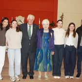Séamus, Orla, Neasa, Michael, Mary, Saoirse, Anna, Mícheál & Pádraig at the celebration 
