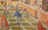 A scene from a typical medieval garden, details of which will be highlighted during the forthcoming John Bradley weekend