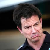 Toto Wolff has branded accusations of Mercedes favouritism for Kimi Antonelli over George Russell 'brainless'
