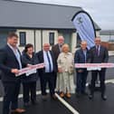 Minister Dara Calleary cut the ribbon on the new Tír na Mara housing project in Achill