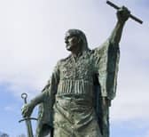 Red Hugh O'Donnell statue at The Pier, Donegal Town