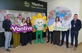 Members of the Senior leadership team of Vantive Castlebar and Swinford pictured with Audrey Duffy and Martina Jennings of the Sunflower Children's Hospice.