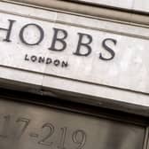 General View of a Hobbs store in London.