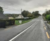 The crossroads at Glenswilly on the R250