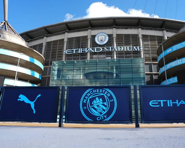 A general view of the Etihad Stadium