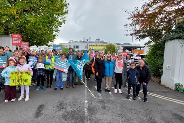 Industrial action at the Midland Regional Hospital Portlaoise.
