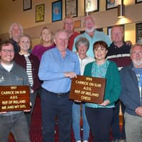 Carrick-on-Suir Musical Society gifted plaques honouring its awards at renowned Waterford festival