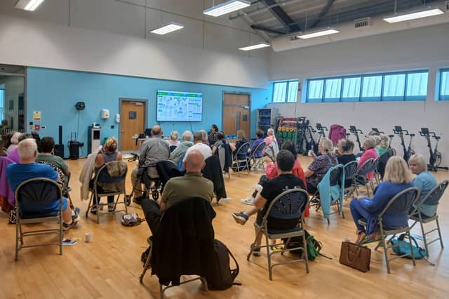 Large attendance at the Falls Awareness Information event at the Foyle Arena, Derry as part of Positive Ageing Month (October 2026).