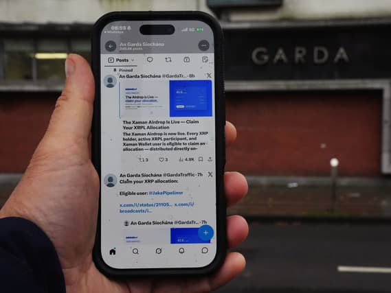 An Garda Siochana X account hacked