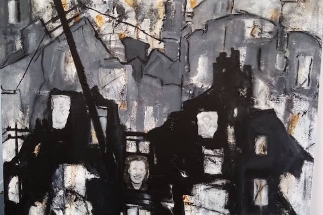 Blitz by Pam Fleming, one of the exhibitions.