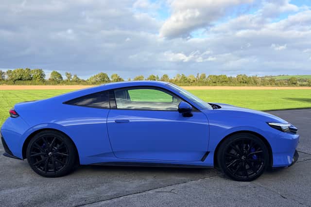 Sporty designed Honda Prelude.