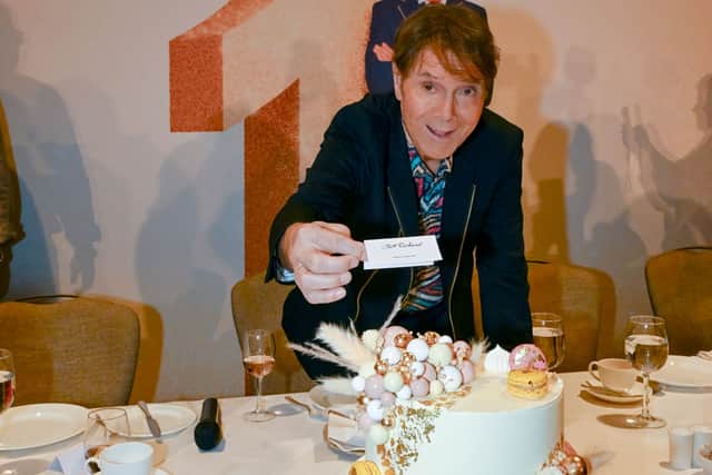 Sir Cliff treated his guests to an exclusive preview of his latest studio album (Sarah Jeynes/PA)