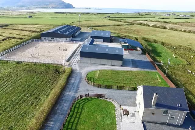 Wild Atlantic Adventure Centre at Tullagh Bay, Clonmany, where planning permission has been denied for a new glamping and wellness retreat.