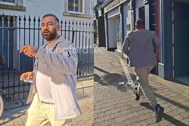 Ahsan Rasool outside Longford District Court
