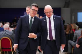 Andy Burnham and John Swinney