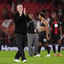 Bournemouth manager Marco Rose applauds the fans