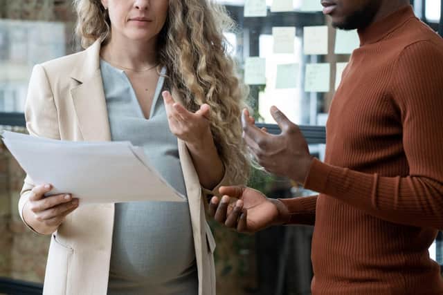 Not all employers offer enhanced maternity pay (Alamy/PA)