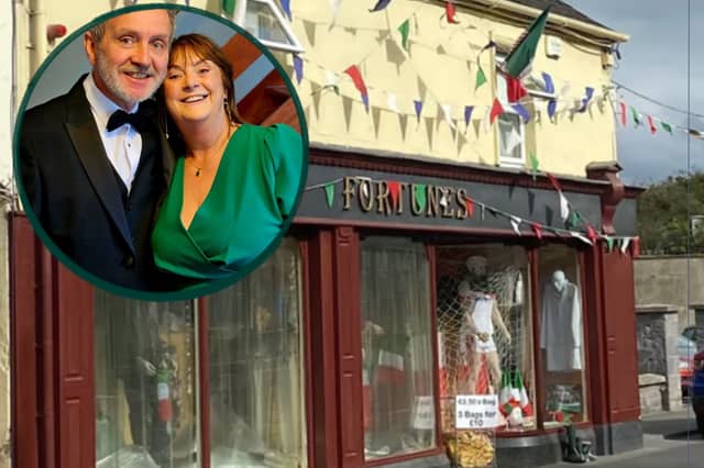 Pat and Helen Fortune of Fortunes Fashions, Rathdowney