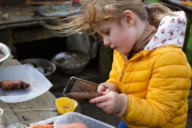 Mud kitchens are serious fun (Alamy/PA)