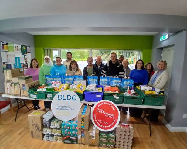 DLDC and DFRN with the food and hygiene supplies