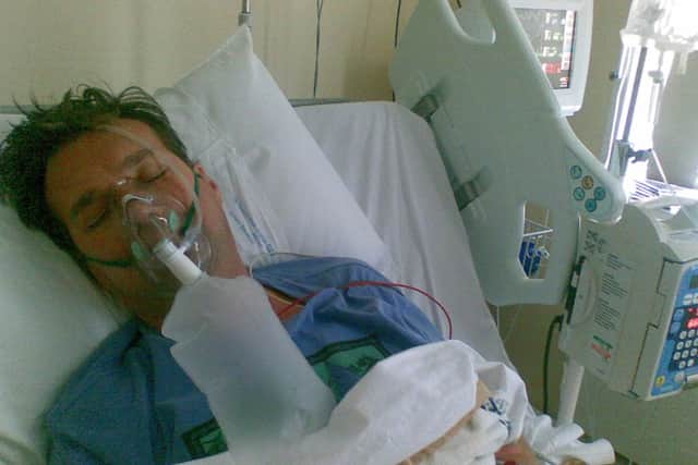 Quentin in hospital (Collect/PA Real Life)