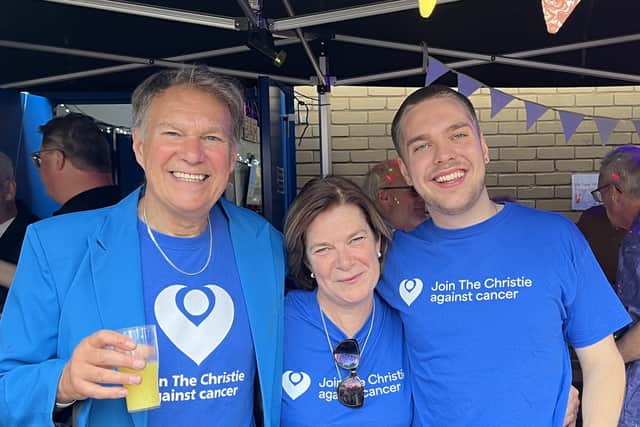 Quentin, Helen and Oakley have raised £50,000 in total for The Christie Charity over the years (Collect/PA Real Life)