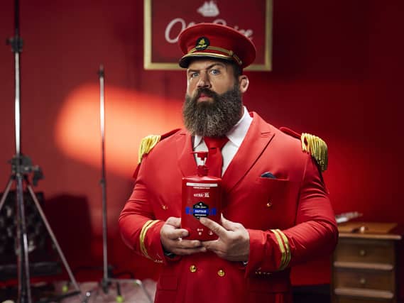 Joe Marler as the new face of Old Spice in the UK