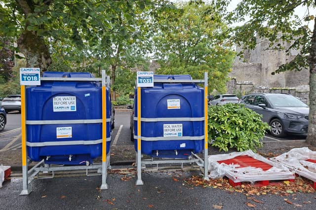 Water tankers in Cahir on Thursday afternoon