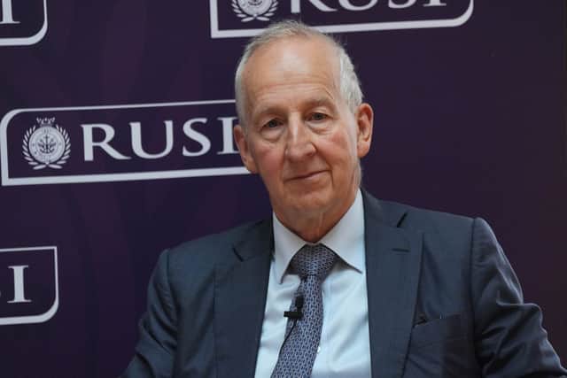 Lord Ricketts has urged more practical support for Ukraine (Yui Mok/PA)