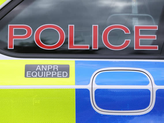 The side of a PSNI squad car