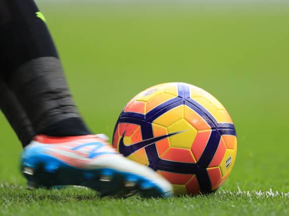 Stock image of a football