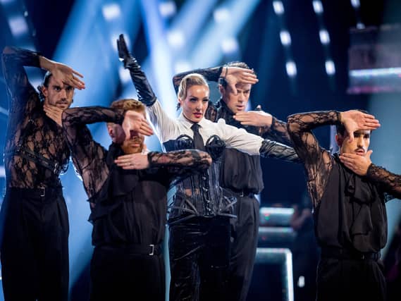 Strictly dancers preforming