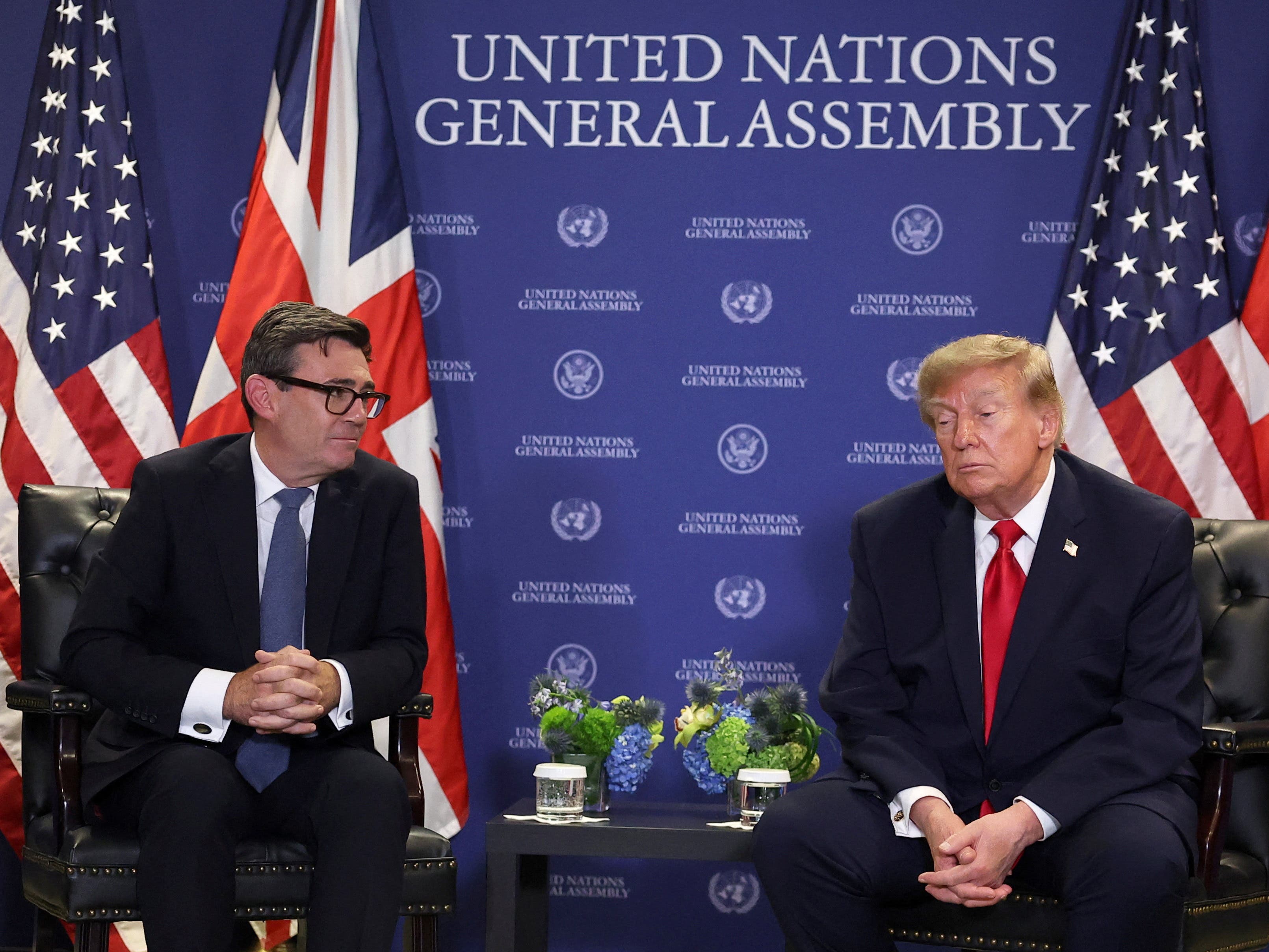 Andy Burnham and Donald Trump
