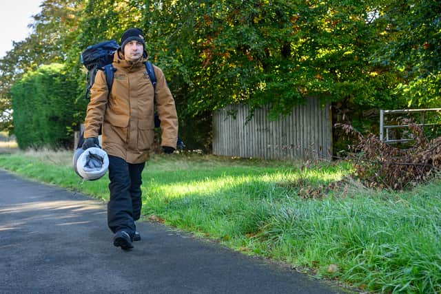 Richie Roncero left Hope House in West Lothian on Saturday (Handout/PA)