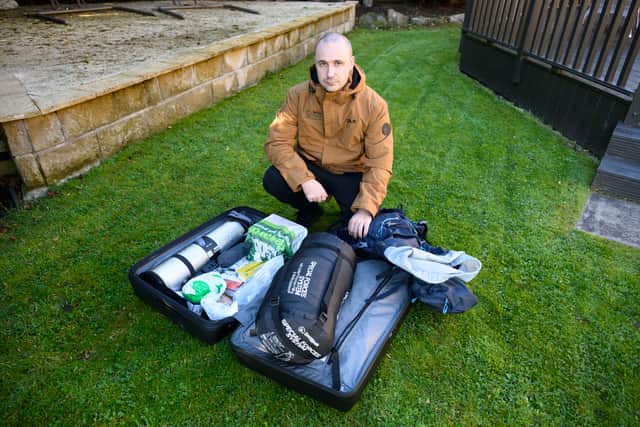 Richie Roncero will spend Christmas, New Year and his birthday sleeping on the streets (Handout/PA)