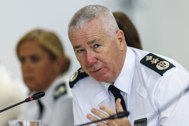 PSNI Chief Constable Jon Boutcher (Liam McBurney/PA)