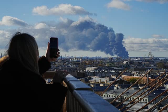 The attack comes amid deepening tensions between Ukraine and Washington (UGC via AP)