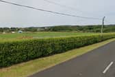 The site on Bunagee Road, just outside Culdaff village, where planning permission is being sought for the construction of three detached houses.