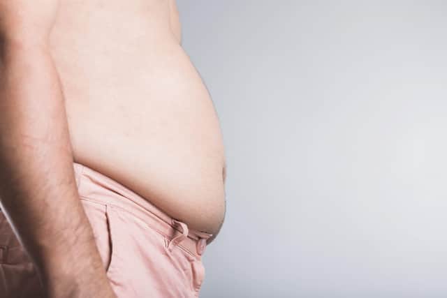 Visceral fat can increase cancer risk (Alamy/PA)