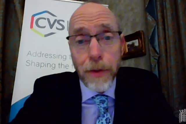 Joe McVey, Commissioner for Victims and Survivors, Commission for Victims and Survivors (UK Parliament/PA)