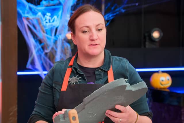 A Galway based cake artist has scooped $45,000 and crowned the winner of the second season of the hit Netflix series Is It Cake? Halloween special. Her winning creation was a zombie emerging from a grave, with a dirty chai cake hidden beneath its frightening exterior.
